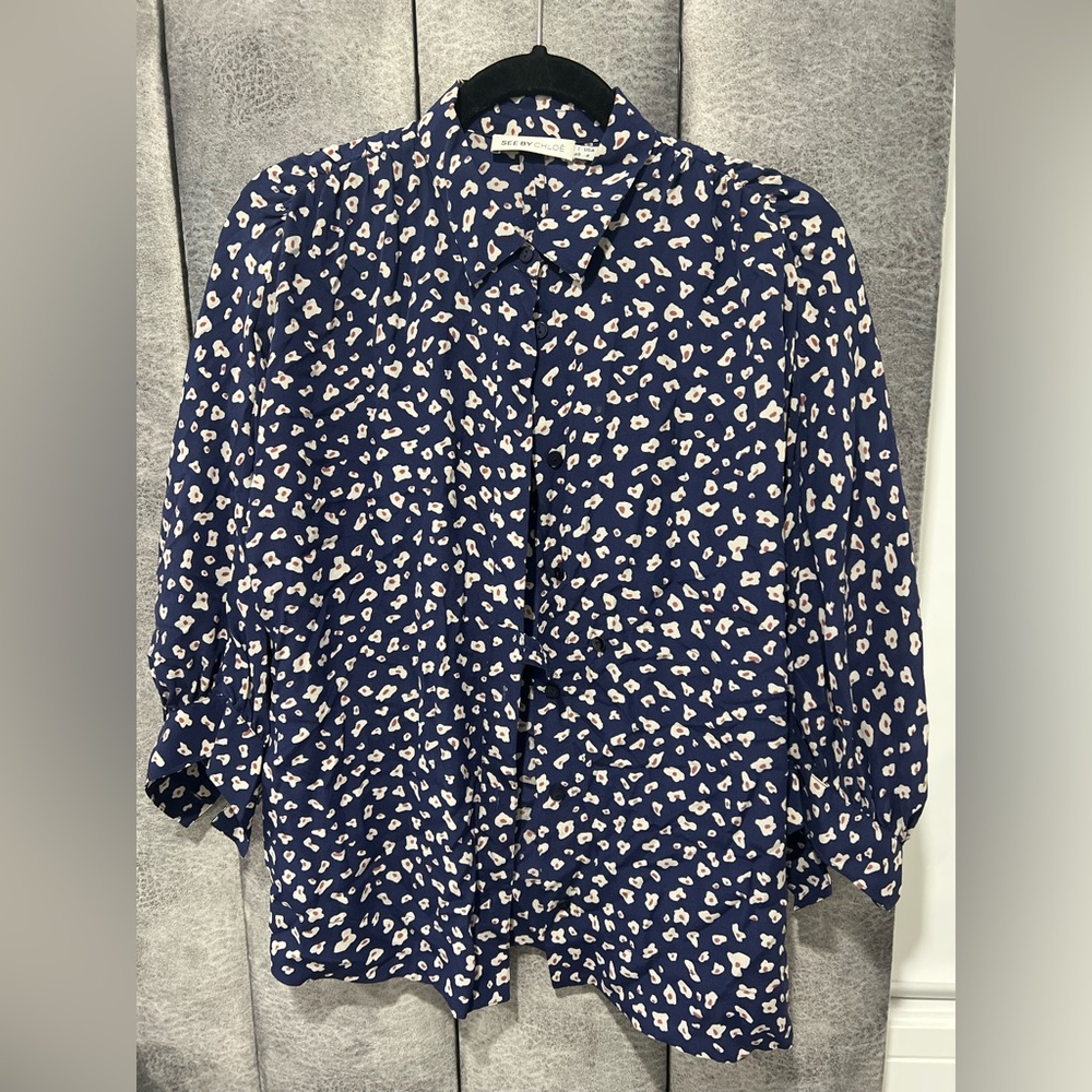 See by Chloe women’s floral blouse